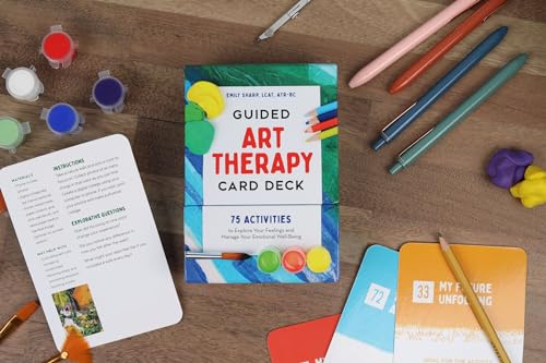 Guided Art Therapy Card Deck: 75 Activities to Explore Your Feelings and Manage Your Emotional Well-Being Cards – October 31, 2023 - Image 6