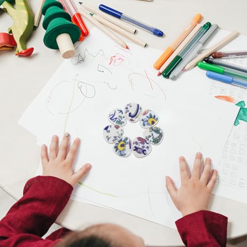 Baldosas planas de guijarros con formas irregulares para crear mosaicos uúnicos 7