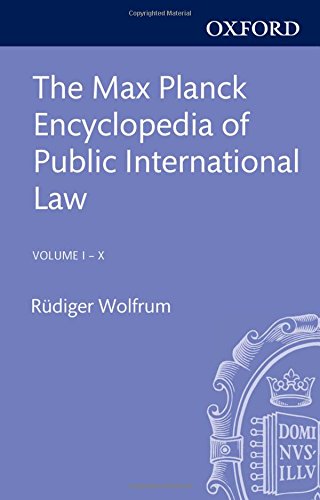 Max Planck Encyclopedia Of Public International Law