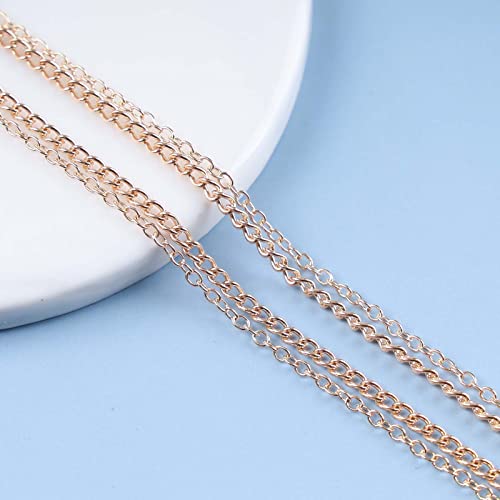 TseenYi Layered Cz Crystal Pendant Necklace Layered Gold Necklace Round Solitaire Pendant Necklace Sparkling Crystal Necklace Bridal Cz Necklace Chain Jewelry for Women and Girls Gifts - Image 5