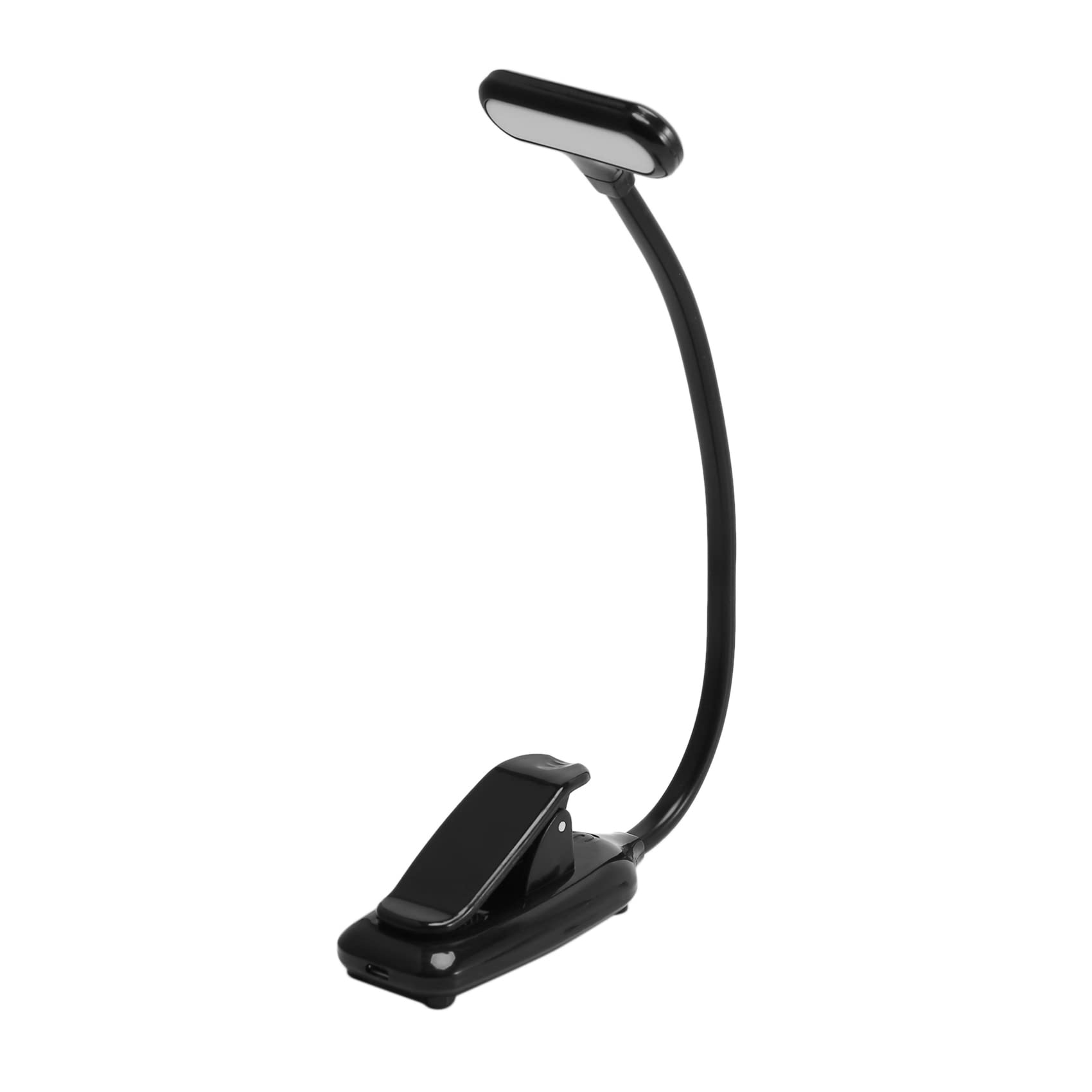 6X Luces Led para Libros， Clip en la Luz Recargable， 3 Modos de Iluminacion， 9 Leds， Lampara de Lectura para Proteccion Ocular， hasta 40 Horas de Lectura - para Lectura - Negro