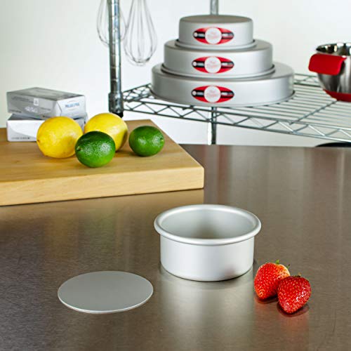Fat Daddio's Pcc-42 Anodized Aluminum Round Cheesecake Pan, 4 X 2 Inch #TOP4