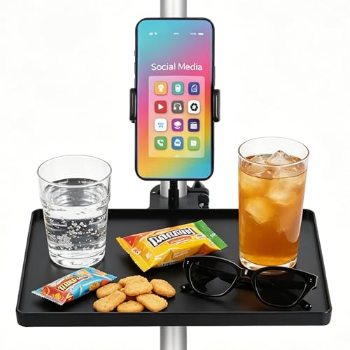 11x8 Beach Umbrella Table Tray for Beach Umbrella Diameter Under 1 IN