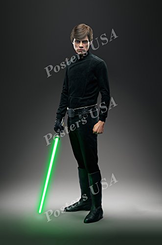 PremiumPrints - Star Wars Luke Skywalker Textless Movie Poster - XFIL345 (Premium Canvas 11" x 17" (28 cm x 43 cm))