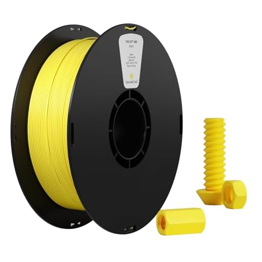 kexcelled ABS Filament 1.75mm Yellow, 3D Printer Filament ABS 1kg Spool (2.2lbs), Excellent Comprehensive Performance +/- 0.03mm, Fit Most FDM Printer