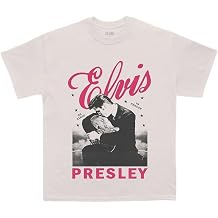 Elvis Presley Unisex Adult Official Elvis Presley Merch on Stage T-Shirt
