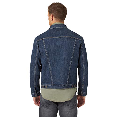 Wrangler Men's Retro Unlined Stretch Denim Jacket, Bozeman, Large