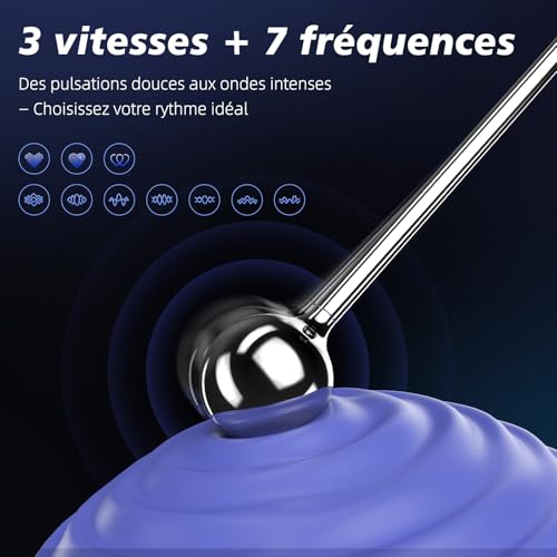Gode vibro-masseur avec tête flexible pour surmonter les difficultés de stimulation intime