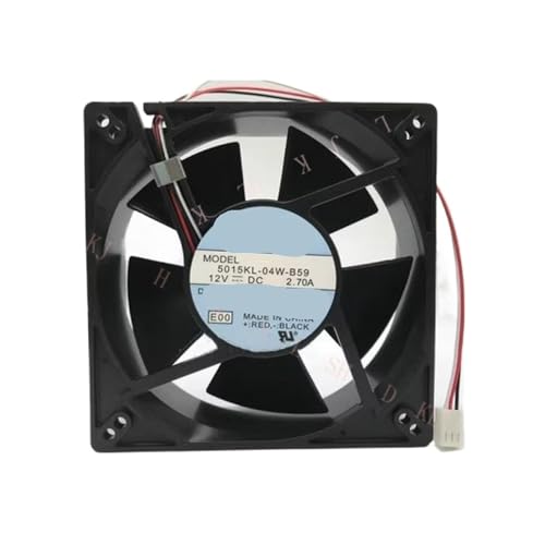 Ventilateur 5015KL-04W-B59 anti-surchauffe pour boîtier électrique DC12V 2,70A 3 fils