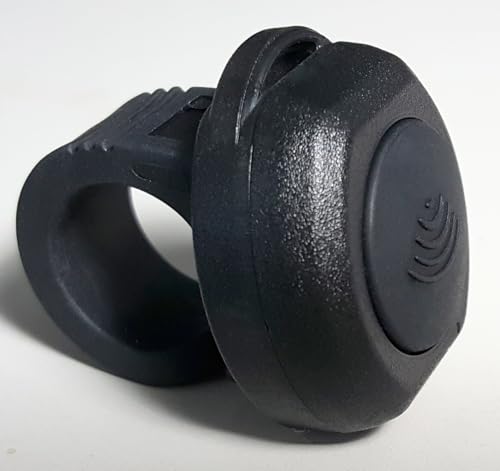 PRYMEBLU® Bluetooth Wireless PTT Button Switch ZELLO, Wave Communicator, ESChat, Unity, Streamwide and Many Other PoC Push-to-Talk Apps (ZU-Ring)