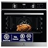 Electrolux LOC5H40X2 Forno da Incasso Serie 600 SteamCrisp, 72 L, Multifunzione con Cottura a Vapore, Classe A, Pulizia AquaClean, Display LED, Acciaio Inox, 589x596x569 mm