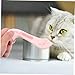 Hemoton 1set Pet Cat Food Can Opener Spoon Pink Multi-Functional Pet Food Can Lids Spoon for Convenient Feeding Keeps Fresh Reduces Waste