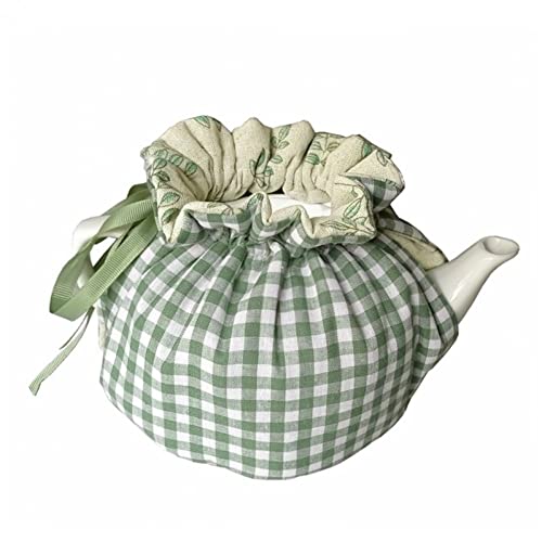 Funda para té estampada de algodón premium y protector térmico tradicional 3