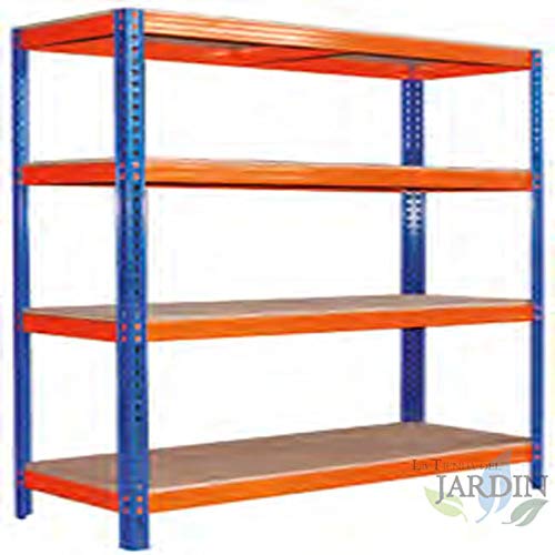 Suinga ESTANTERÍA de 4 baldas Gran Capacidad
