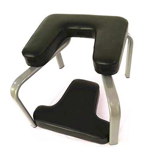 Sedia Pieghevole Per Yoga Iyengar - In Metallo, Bianca, Portatile, Senza Schienale - Foto 8