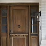 Globe Electric 44176 Bowery 1-Light Outdoor and Indoor Wall Sconce with a Matte Black Finish and Clear Glass Panes Shade, Weather Resistant Technology - Image 4