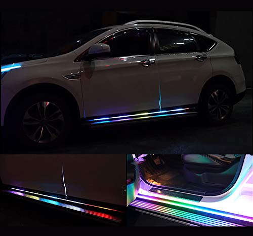 Car Led Lights Strip,Multi Color Rgb 2 Pcs 59 Inches Running Board Lights,Exterior Ambient Lighting Kits,Side Marker & Courtesy Lights Strip, For Pickup Trucks, Suv, Cars #TOP6