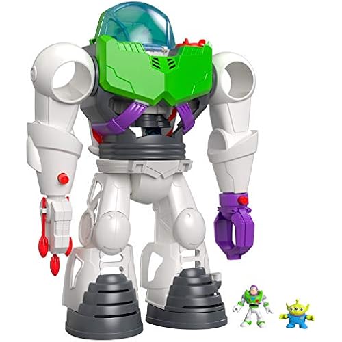 Fisher-Price Imaginext Preschool Toy Disney Pixar Toy Story Buzz Lightyear Robot Playset with Spaceship for Pretend Play Kids Ages 3+ Years