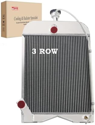 Amazon.com: Kaiakui 3 Row Aluminum Radiator Replacement for Ford 8N 9N ...