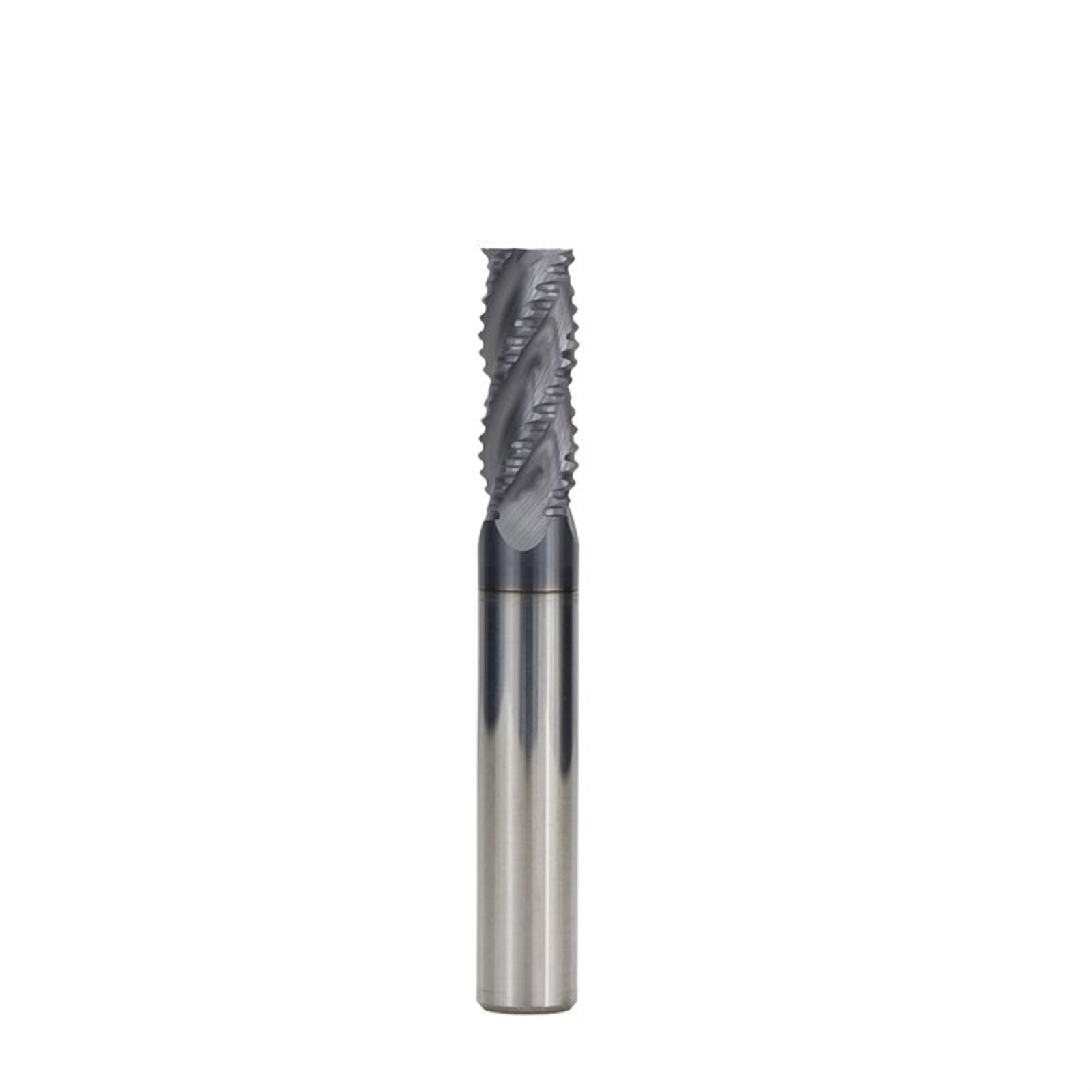 Fraise d'ébauche carbure de 10mm pour usiner des pièces mécaniques sur fraiseuse CNC