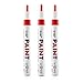 CHUIR 3 Pack Tire Paint Pen Marker Lettering Permanent Waterproof Ink for Car Vehicle Motorcycle Tyre (red)
