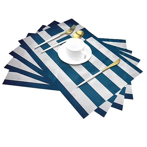 Set de table antidérapant et lavable d'entretien facile pour table propre