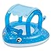 Produktbild all Kids United Baby Schwimmhilfe Schwimmsitz Babysitz Klein-Kinder Schwimmring - Manta Babyboot mit UV-Schutz Dach