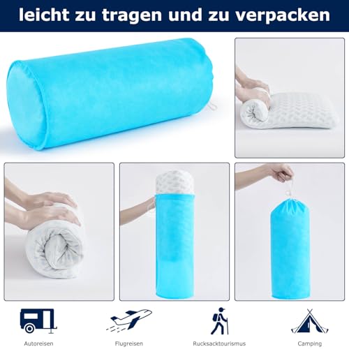 Oreiller en mousse à mémoire de forme doux avec housse lavable - 8