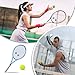 XIXILINRUIYUN 8 Piece Rubber Tire Shape Vibration Dampener Perdurable Tennis Racket Shock Absorber Soft Tennis Accessory Great for Tennis Players (4 coloer *2)
