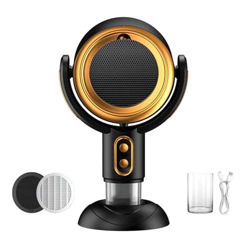 KIPPDURO Portable Range Hood, Smoke Eliminator Purifier Indoors, Detachable Smokeout Fan for Indoor BBQ,Hot Pot,cooking,Extractor Hood(Black-gold) by KIPPDURO - Used condition - US$22.65