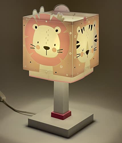 Dalber Lampada da tavolo per bambini, modello Jungle Jungle Rosa - Image 4
