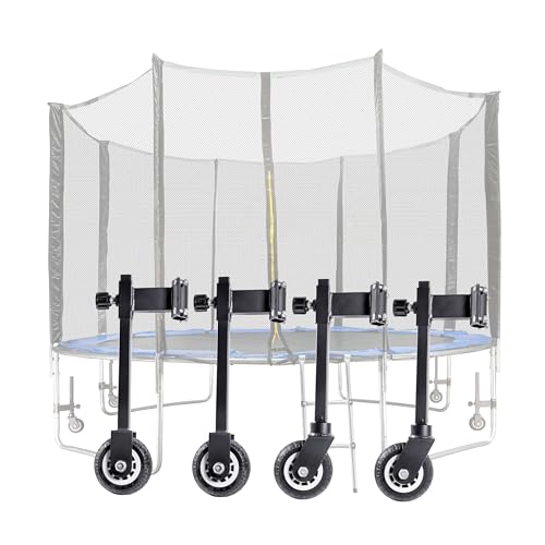 TrampoMover / Trampolinräder/Trampolin Transportrollen/Trampolin bewegen mit 1 Person (für Trampoline 305cm bis 460cm)