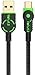 Produktbild Volutz USB C Kabel - 2m Ladekabel für Geräte wie Samsung Galaxy S10, S9, S9+, S8, S8 Plus A3/A5/A7 2017, MacBook Pro 2016 +, LG G5/G6, HTC 10 usw, Equilibrium+ (grün)
