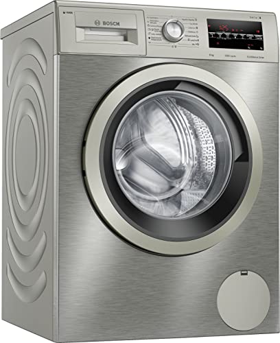 Bosch Serie 6 WAU24S5XES Lavadora carga frontal, 9 kg, 1200 rpm, C, acero inoxidable