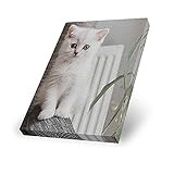 Artsadd Custom Framed Canvas Prints with Photo Image 8' x 10', Personalized Wall Art Prints for...