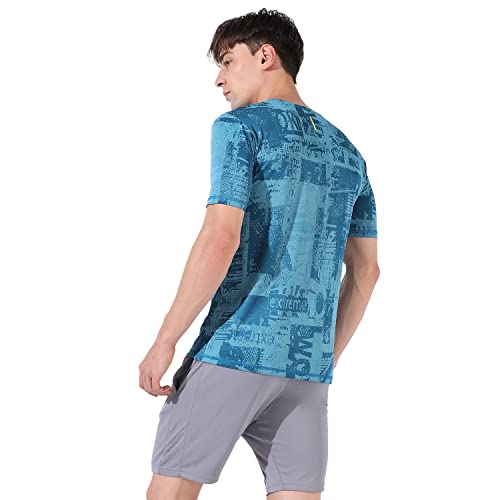 Image of Campus Sutra Men Polyester Regular Fit T-Shirt