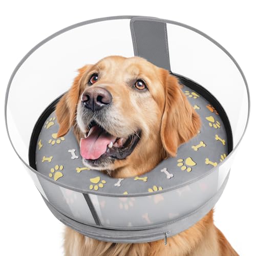 Didopet Inflatable Dog Cone with Shield