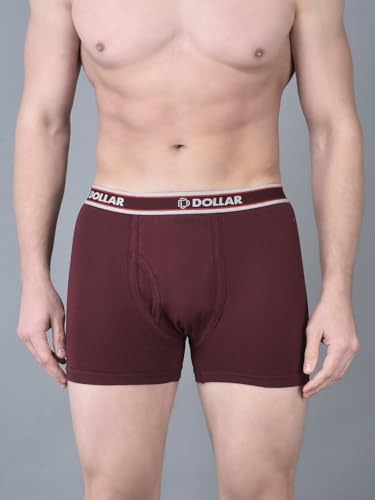 Image of Dollar Bigboss Men's Solid Cotton Trunk (Colour May Vary)