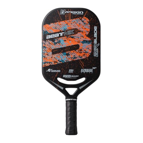 Beatnik Air Blade Pickleball Paddle I 16MM Polypropylene Core I Lightweight 15K Aluminized Carbon Fiber Twill Paddle for Great Balance Control and Power I Ideal for Intermediate and Advanced Players