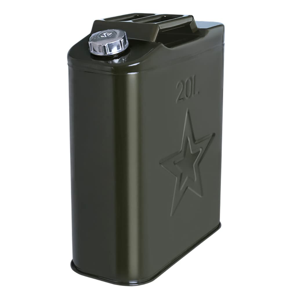 Jerrycan pour les motos en métal évitant les pannes sèches avec sa réserve d'essence 20L