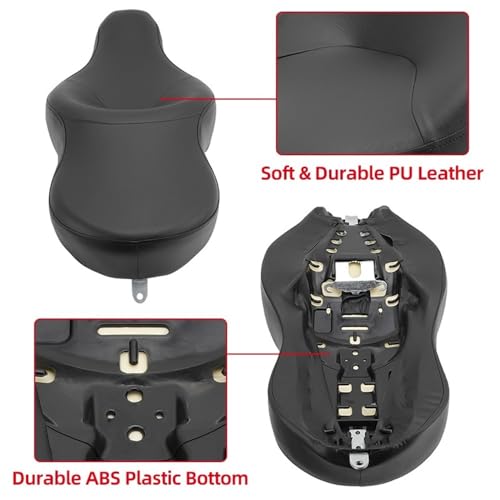 Asiento de conductor y pasajero para Iron XL 883 con acabados de alta resistencia 6