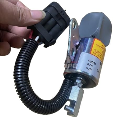 Solénoïde d'arrêt 12V haute résistance 7000782 pour moteur thermique E08 E20 - 3