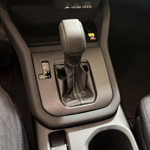 2022 Subaru WRX Ultrasuede Center Console Trim Panels (6MT) 5 Kolya Compatible with 2025 Subaru Forester Accessories Center Console Gear Shift Panel Frame Cover Trim (Matte Black)