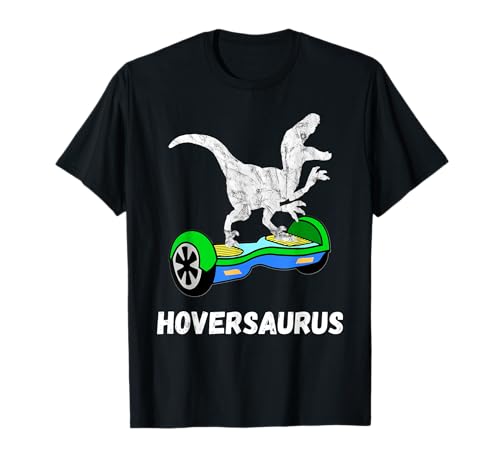 Hoverboard Dinosaurio Hover Scooter Board Dino Skater T-Rex Camiseta