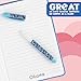 Disney Stitch Gifts for Girls, Diary for Teens Notebook with Pen, Cute A5 Hardcover Journal with Lock, Secret Stationary Set Travel Journal (Blue Fluffy)