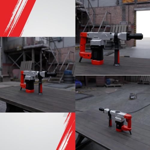 Image of IBELL DH10-78 Heavy Duty Demolition Hammer - 6Kg, 1150W Copper Armature Motor, 17mm HEX Chuck, 10J Impact Energy, 4100 BPM - Heavy Duty Concrete & Masonry Breaker - 6 Months Warranty