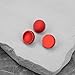 eMagTech 3pcs Red Aluminum Shutter Release Button Concave Convex Flat Compatible with Fujifilm Compatible with Canon