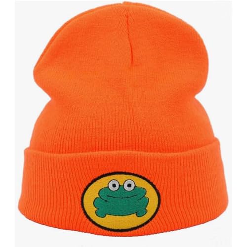 Gorro fofo de desenho animado Parappa The Rapper Frog Gorro unissex divertido de tricô gorros de tri