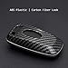 MIHUMIMO Carbon Fiber Car Key Fob Cover Case Chain Compatible with Ford F-150 Raptor Explorer Escape Fusion Bronco Sport Edge Lincoln Corsair Nautilus