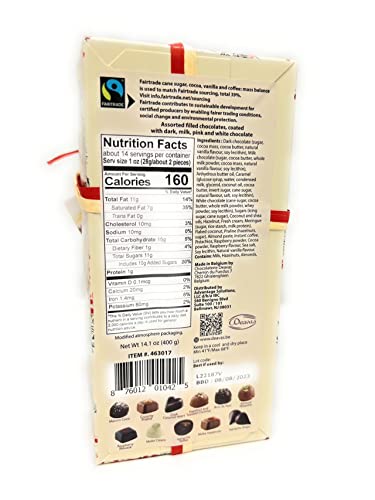 Deavas Fresh Cream Belgian Chocolate 14.1 oz gift box pack of 1